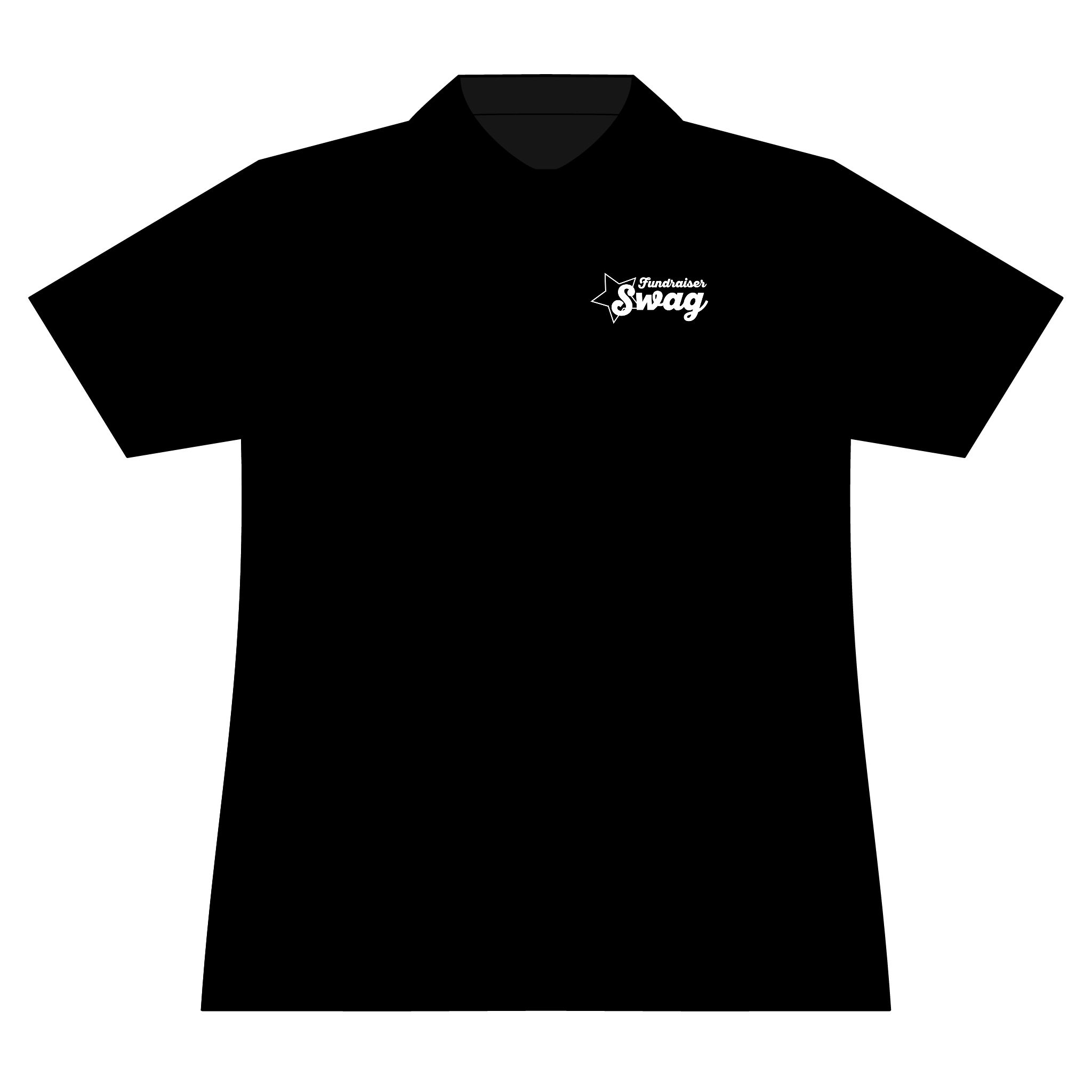 Fundraiser Swag Women Ladies Gildan Pique Polo T-Shirt (DTF)