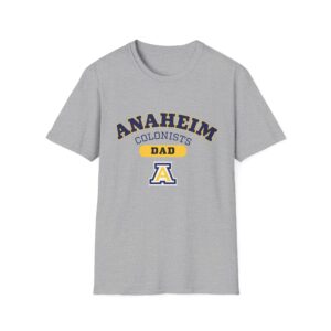 Anaheim High - Arched Logo Colonists DAD T-Shirt