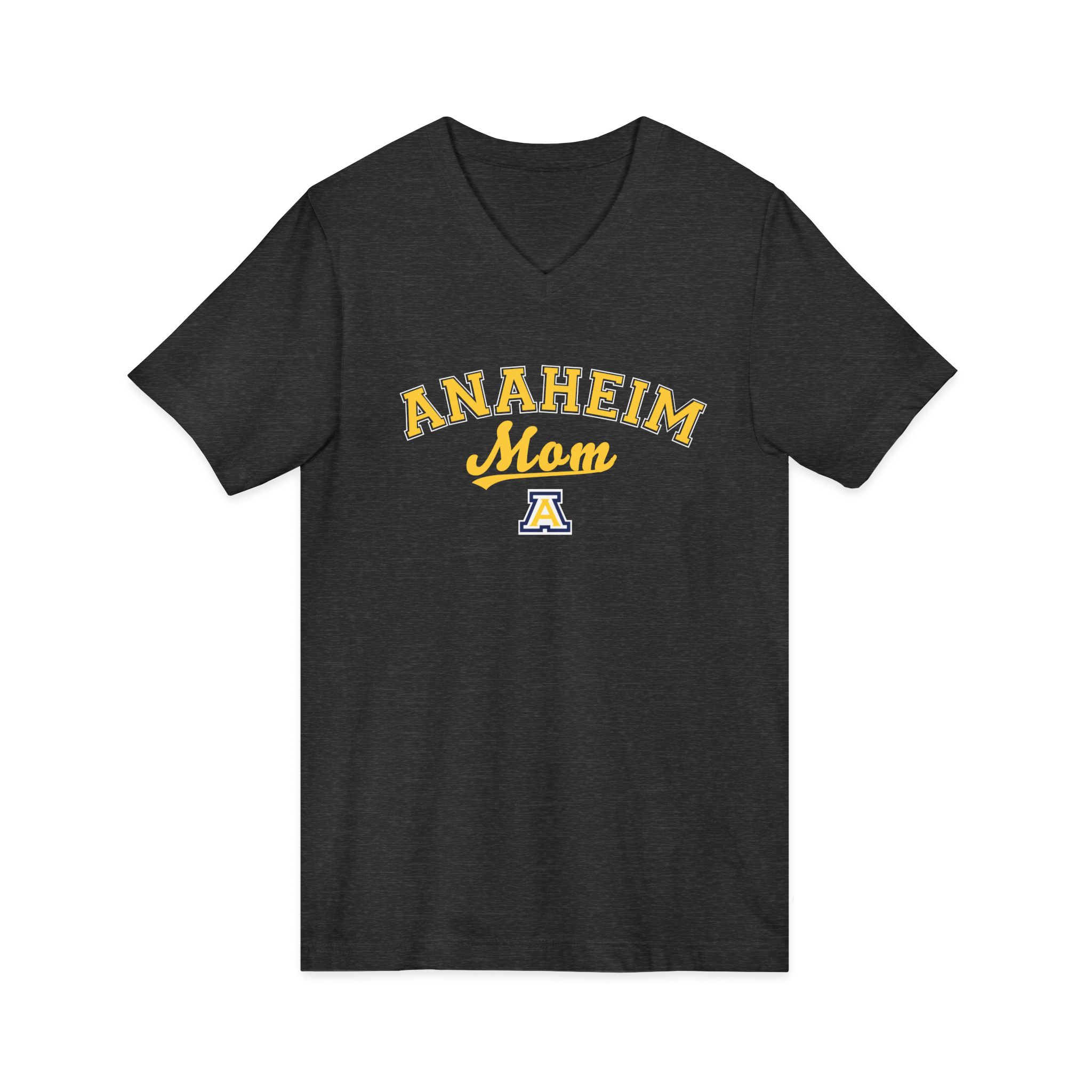 Anaheim High - Arch Logo Mom Women's V-Neck T-Shirt - Image 6