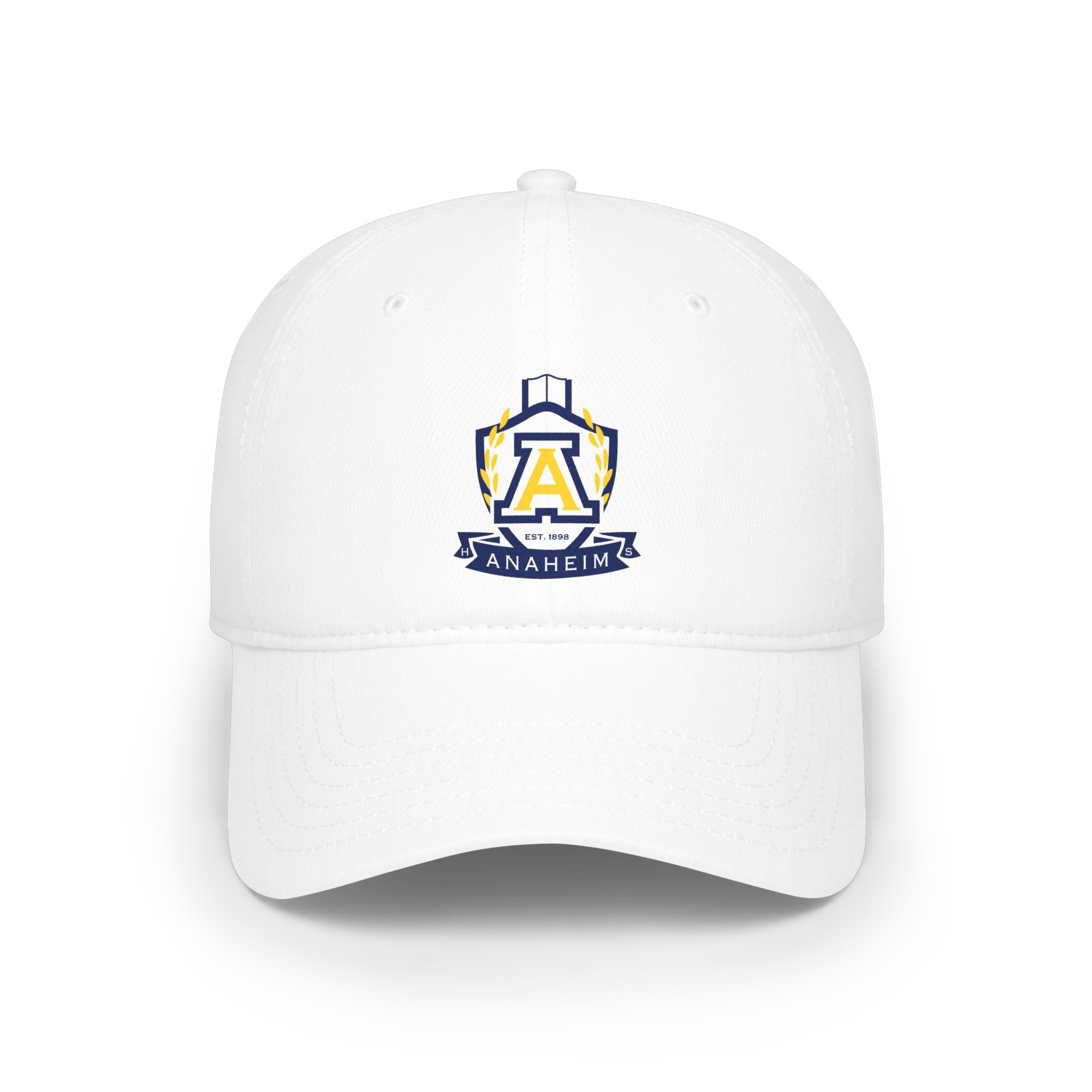 Anaheim High - Seal-Crest Logo Low Profile Baseball Cap (DTF) - Image 5