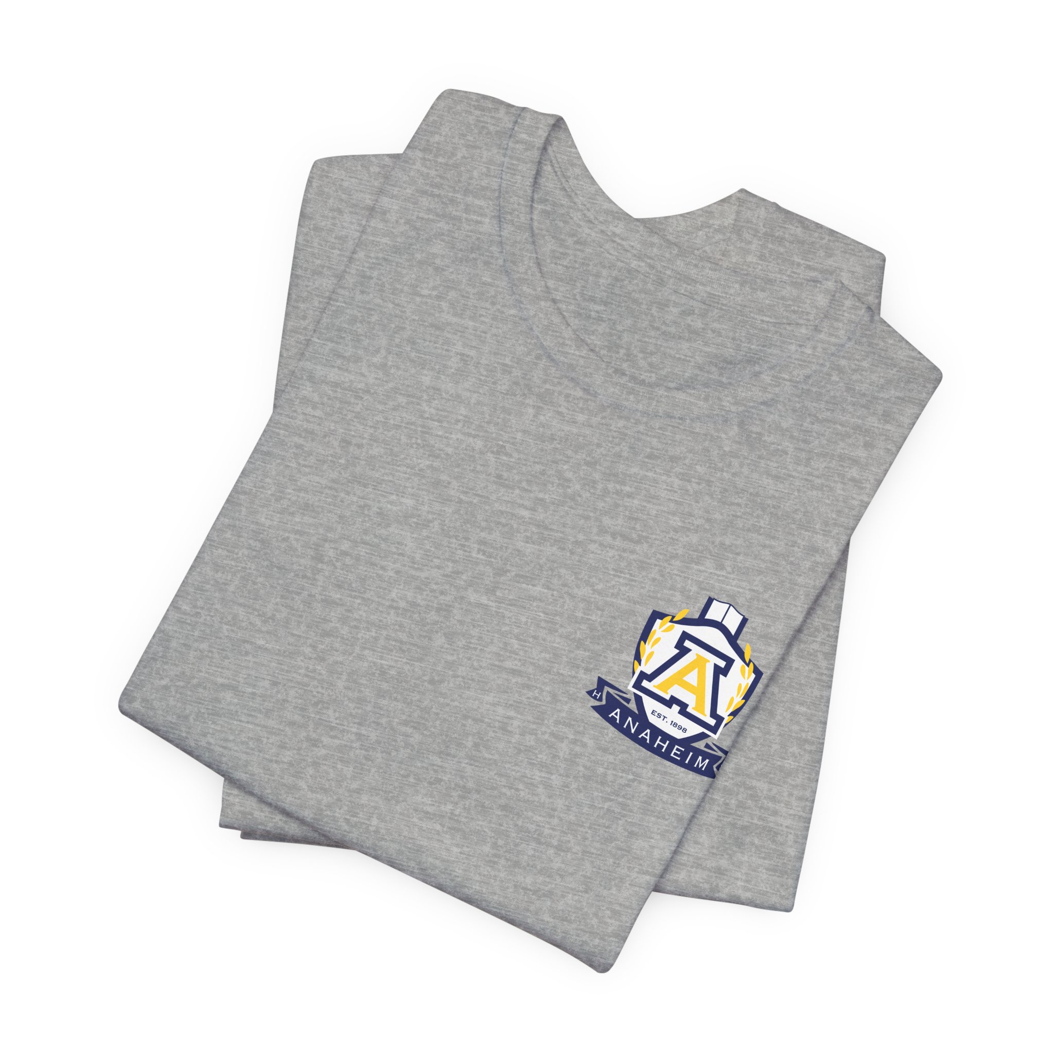 Anaheim High - Seal-Crest Logo Unisex Bella Canvas T-Shirt - Image 12
