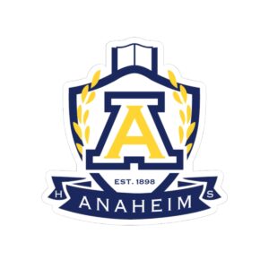 Anaheim High - Seal Crest Logo Stickers