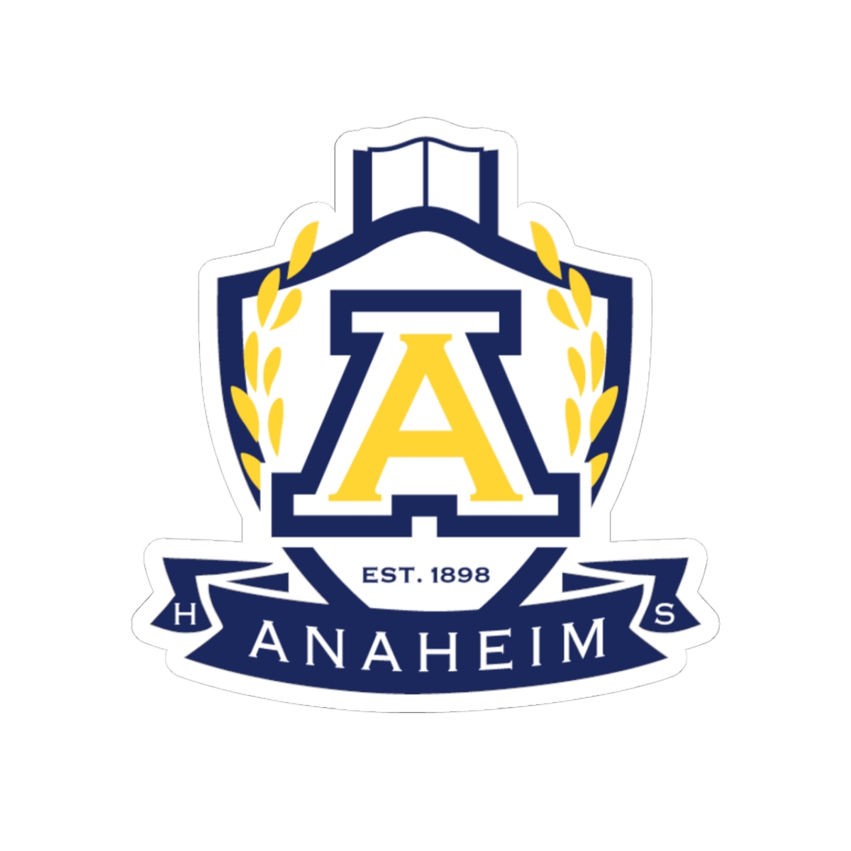 Anaheim High - Seal Crest Logo Stickers