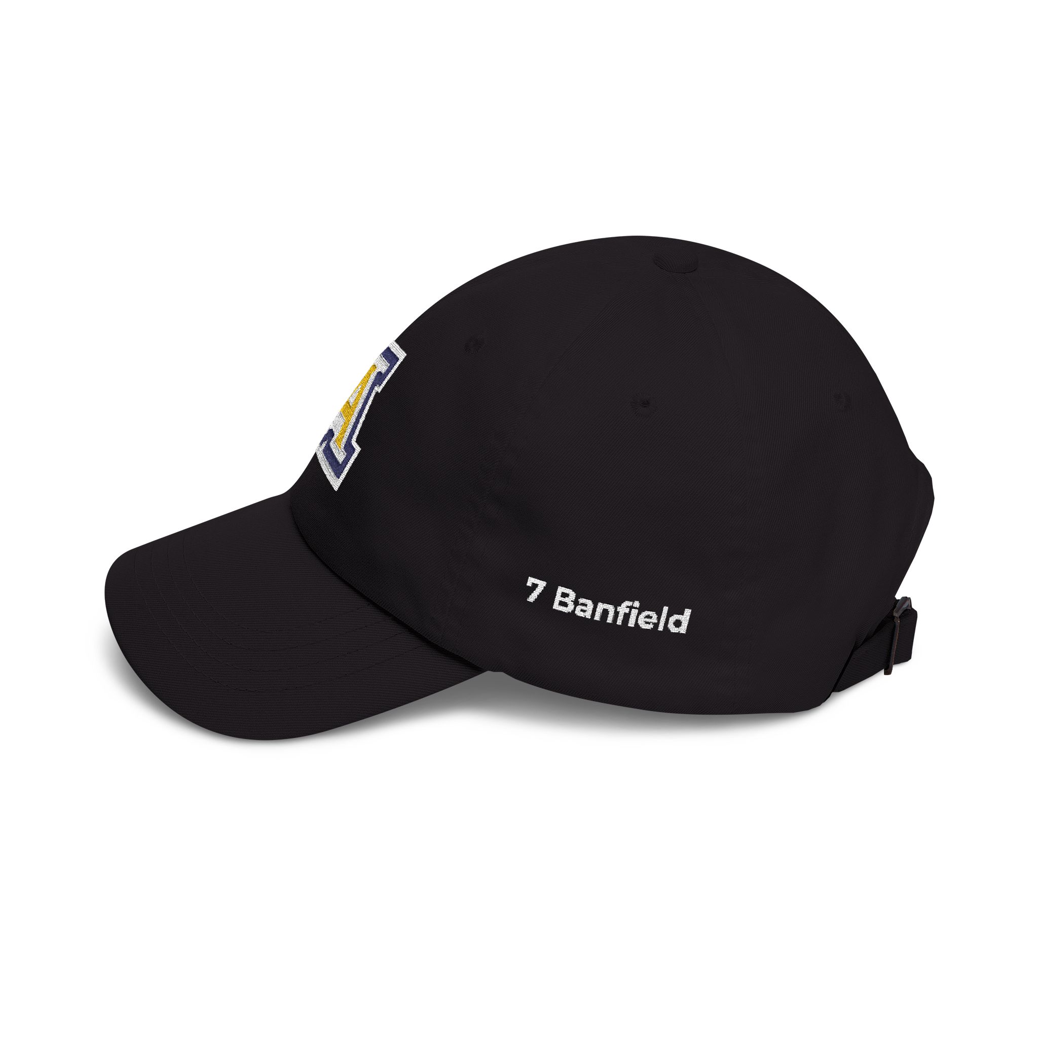 Anaheim High - Personalized Name Black or Blue Classic Adjustable Cap - Image 7