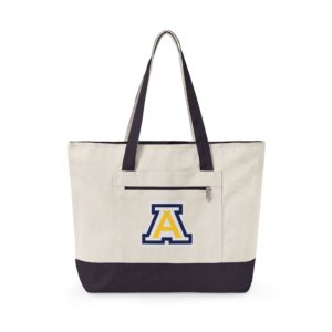 Anaheim High - Block A Logo Zippered Canvas Tote
