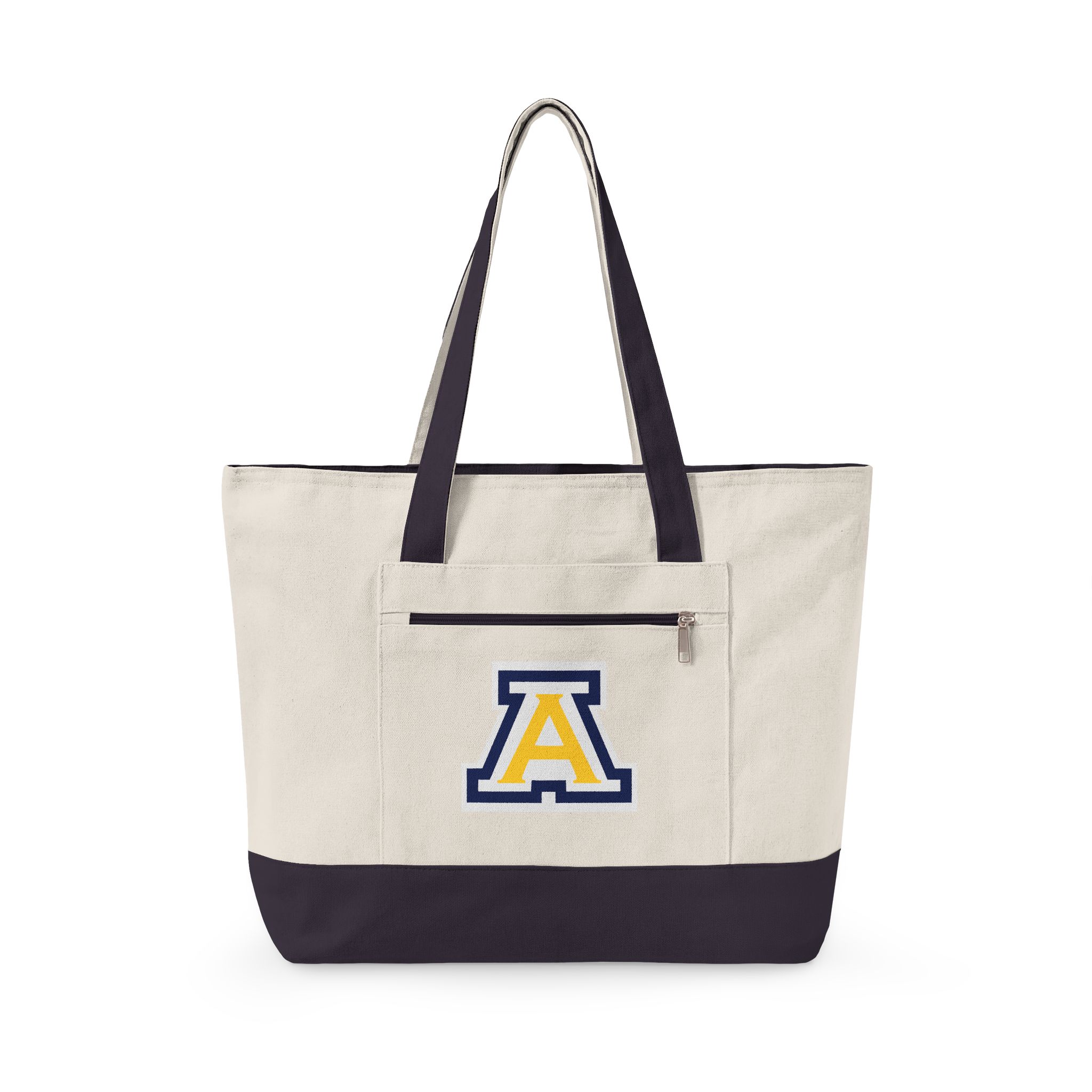 Anaheim High - Block A Logo Zippered Canvas Tote