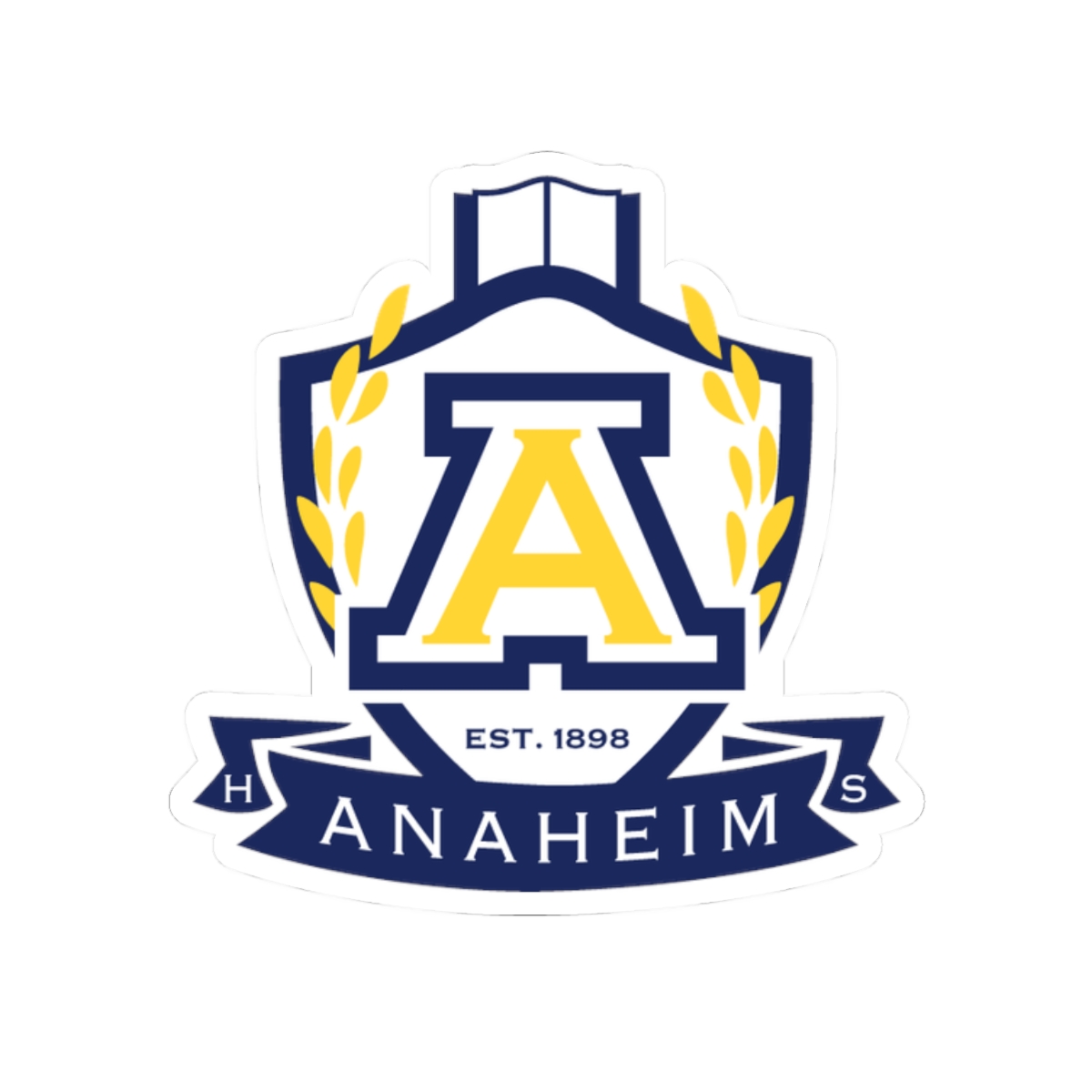 Anaheim High - Seal Crest Logo Stickers - Image 10