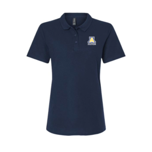 Anaheim High - Block A Logo 1Line Anaheim Women's Gildan Pique Polo Shirt (DTF)