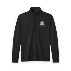 Anaheim High - Block A 1Line Logo Men's PosiCharge® Tri-Blend Wicking Quarter-Zip Pullover (Embroidery)
