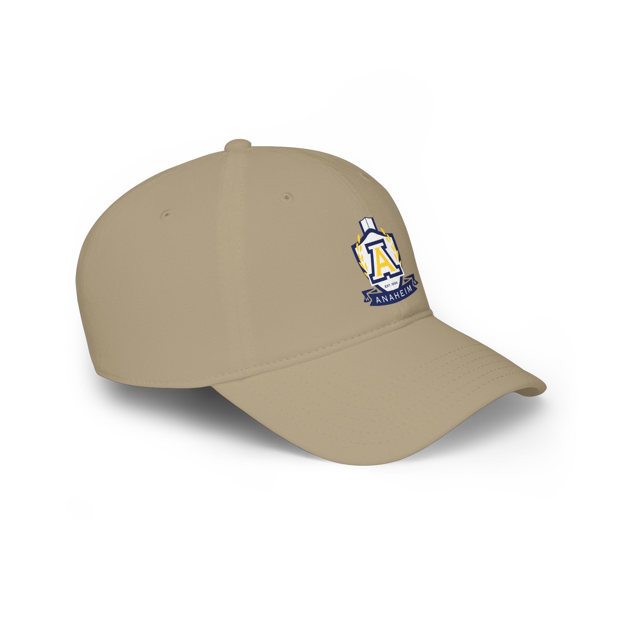 Anaheim High - Seal-Crest Logo Low Profile Baseball Cap (DTF) - Image 4