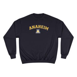 Anaheim High - Arched Name with Logo Champion Brand Sweatshirt
