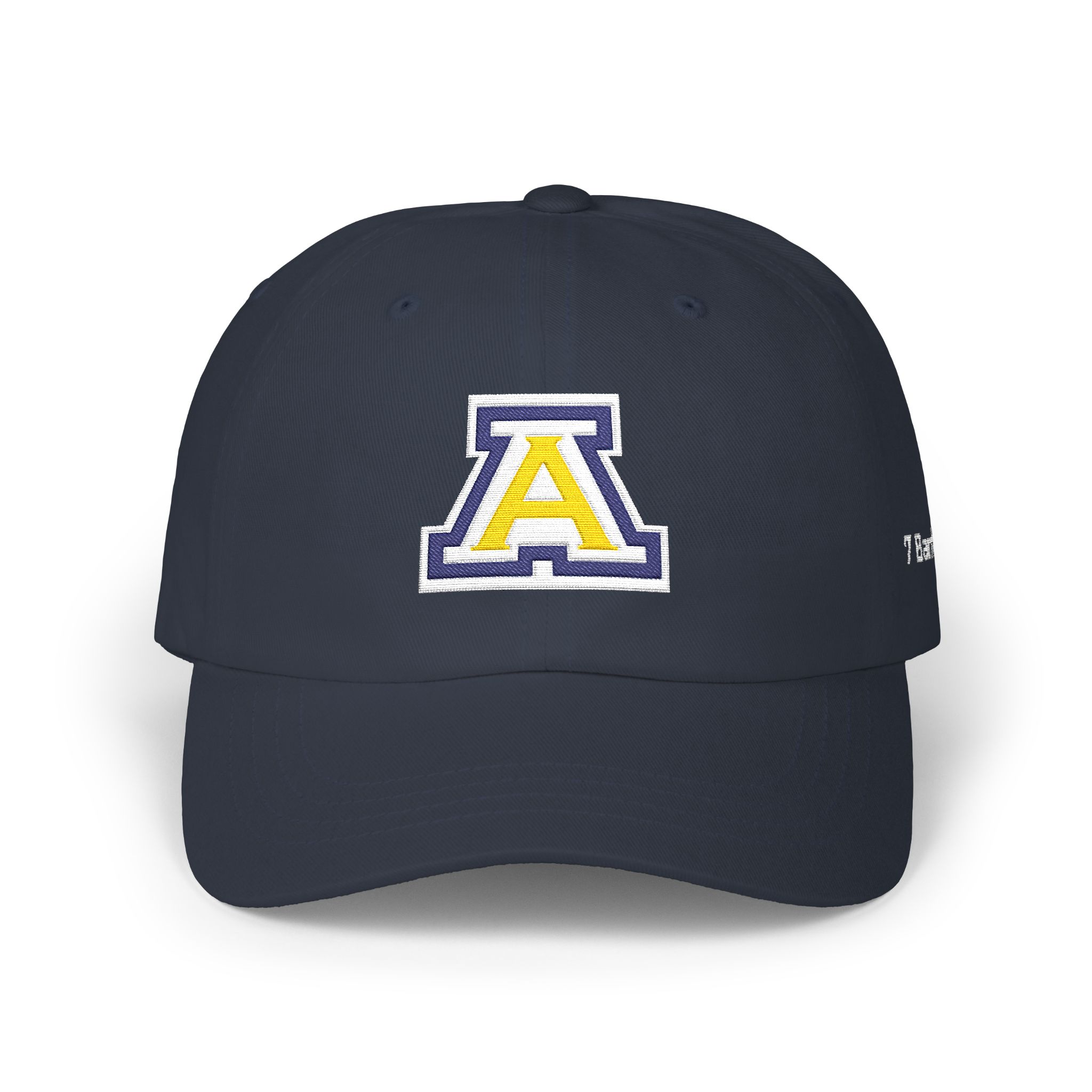 Anaheim High - Personalized Name Black or Blue Classic Adjustable Cap - Image 2