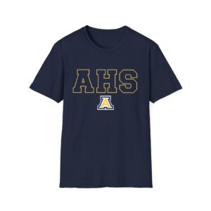 Anaheim High - AHS Outline Gildan Unisex Softstyle T-Shirt