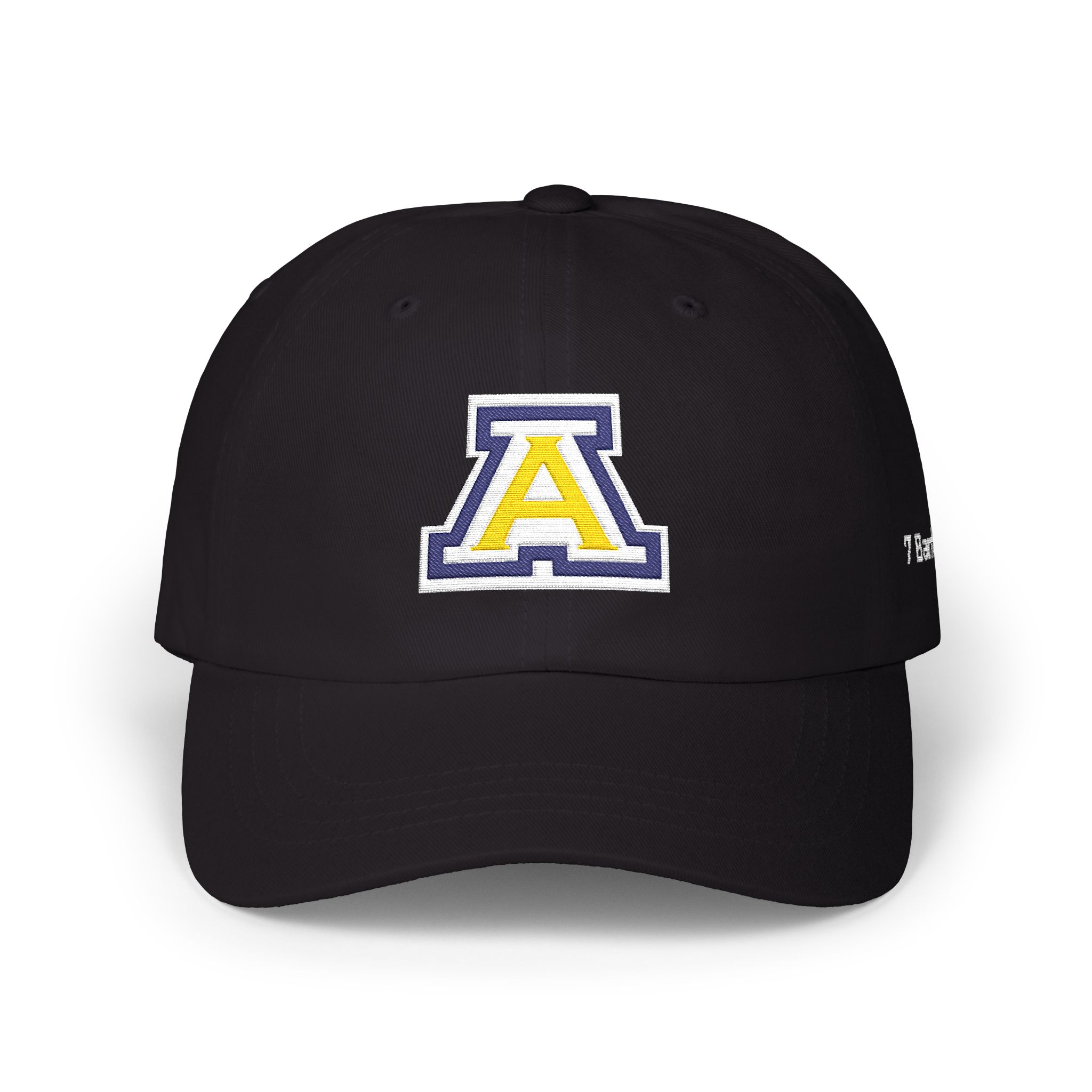 Anaheim High - Personalized Name Black or Blue Classic Adjustable Cap - Image 6