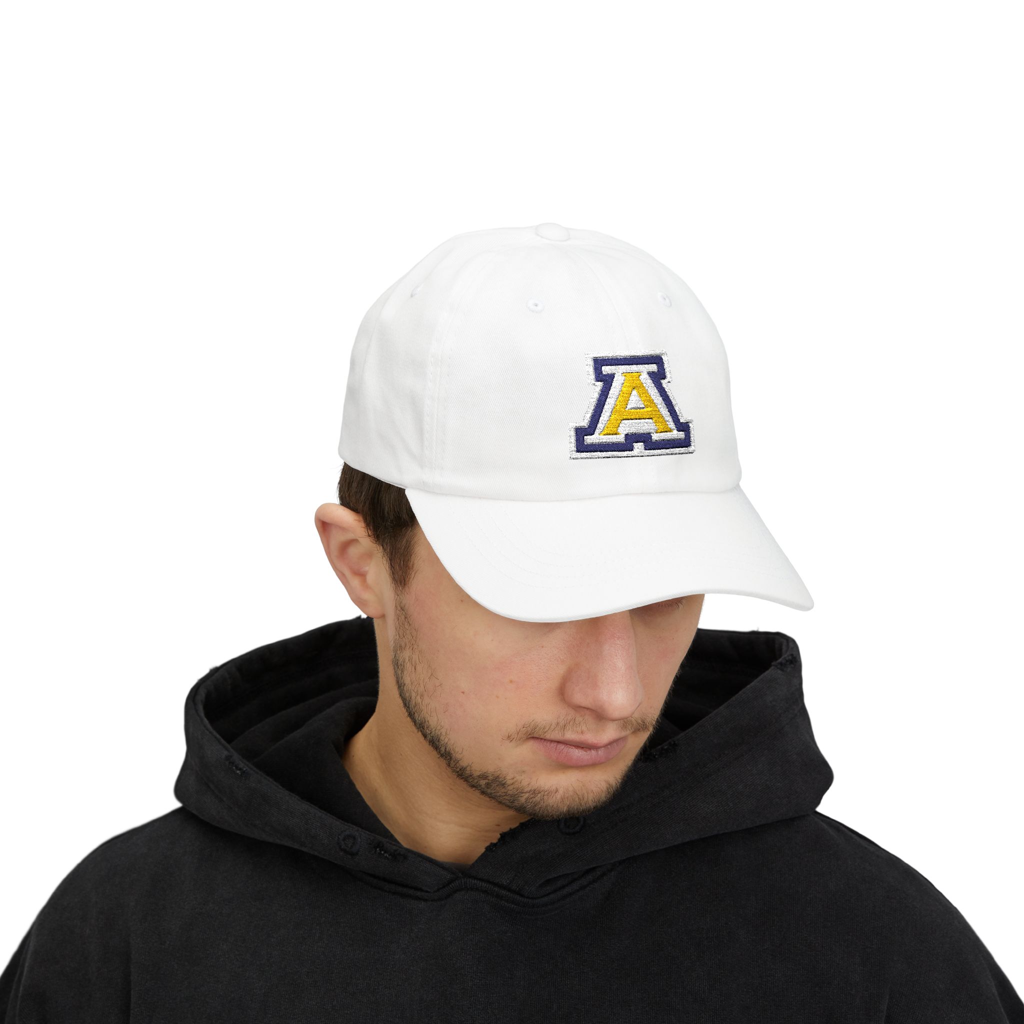 Anaheim High - Block A Personalized Name Light Colors Classic Adjustable Cap (Embroidery) - Image 8