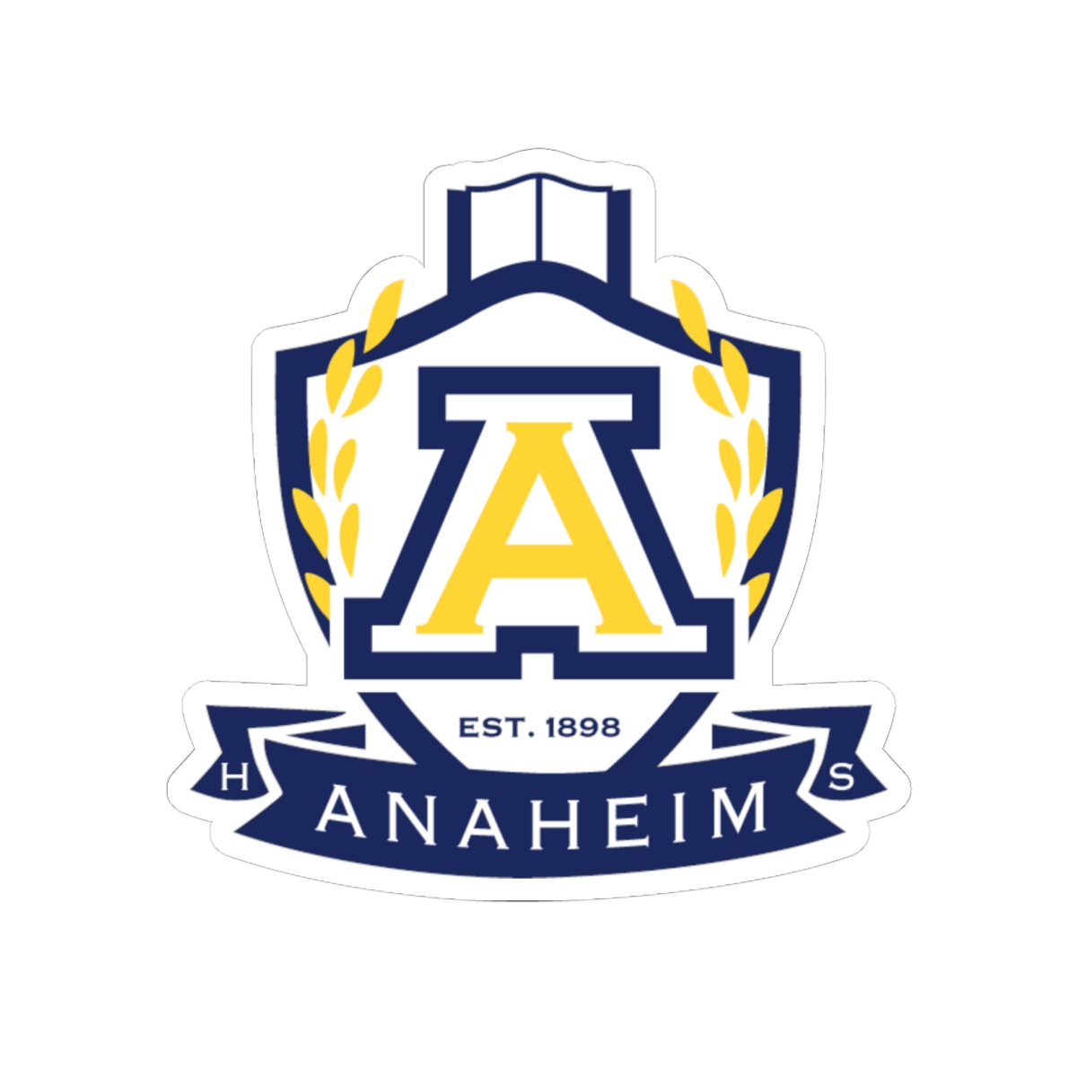 Anaheim High - Seal Crest Logo Stickers - Image 7