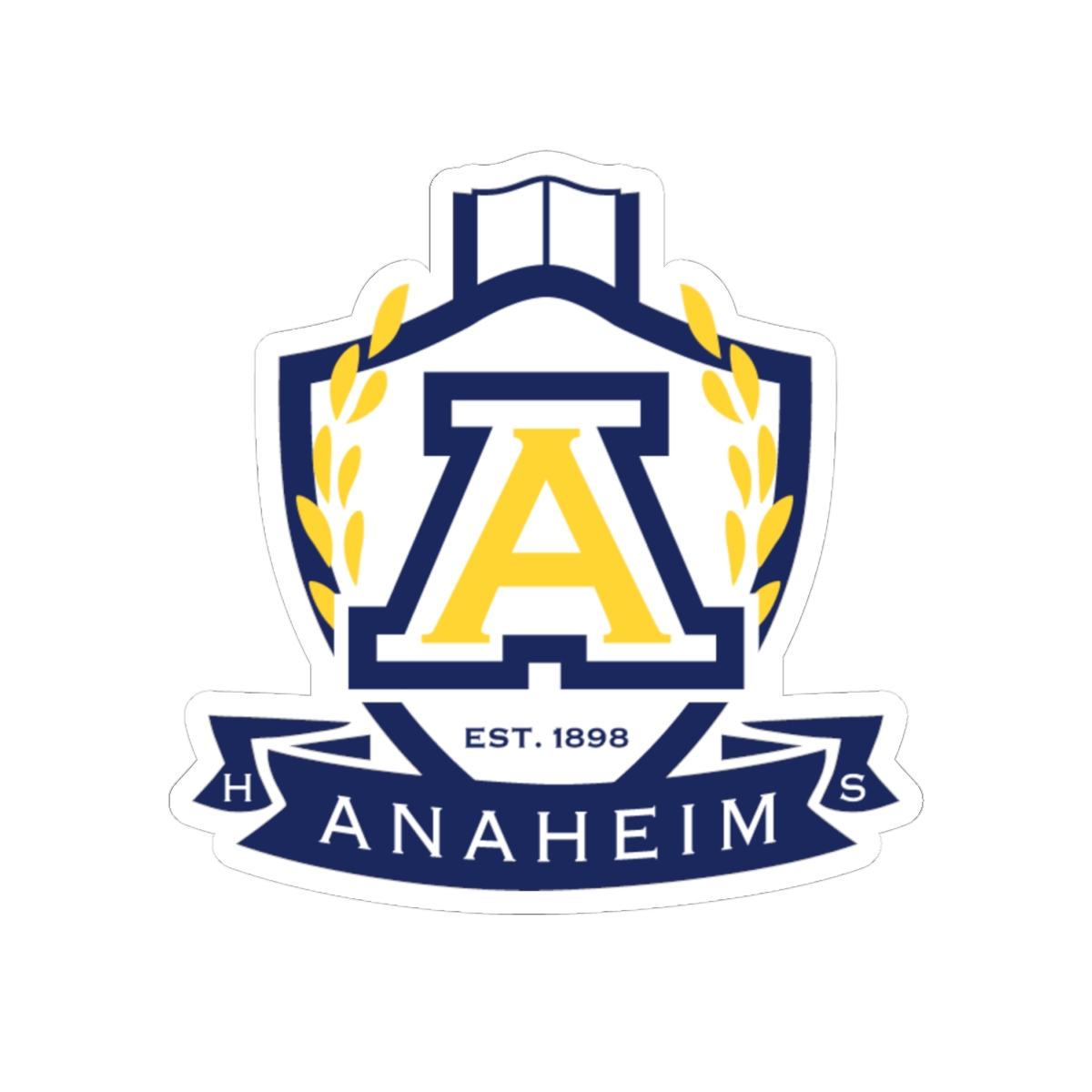 Anaheim High - Seal Crest Logo Stickers - Image 4