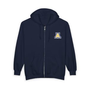 Anaheim High - Block A Logo Unisex Heavy Blend™ Full Zip Hoodie Sweatshirt