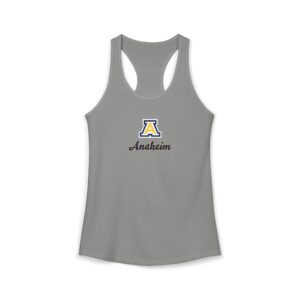 Anaheim High - Block A Logo Women's Ideal Racerback Tank Top