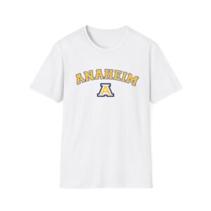 Anaheim High - Arched Gildan Unisex Softstyle T-Shirt
