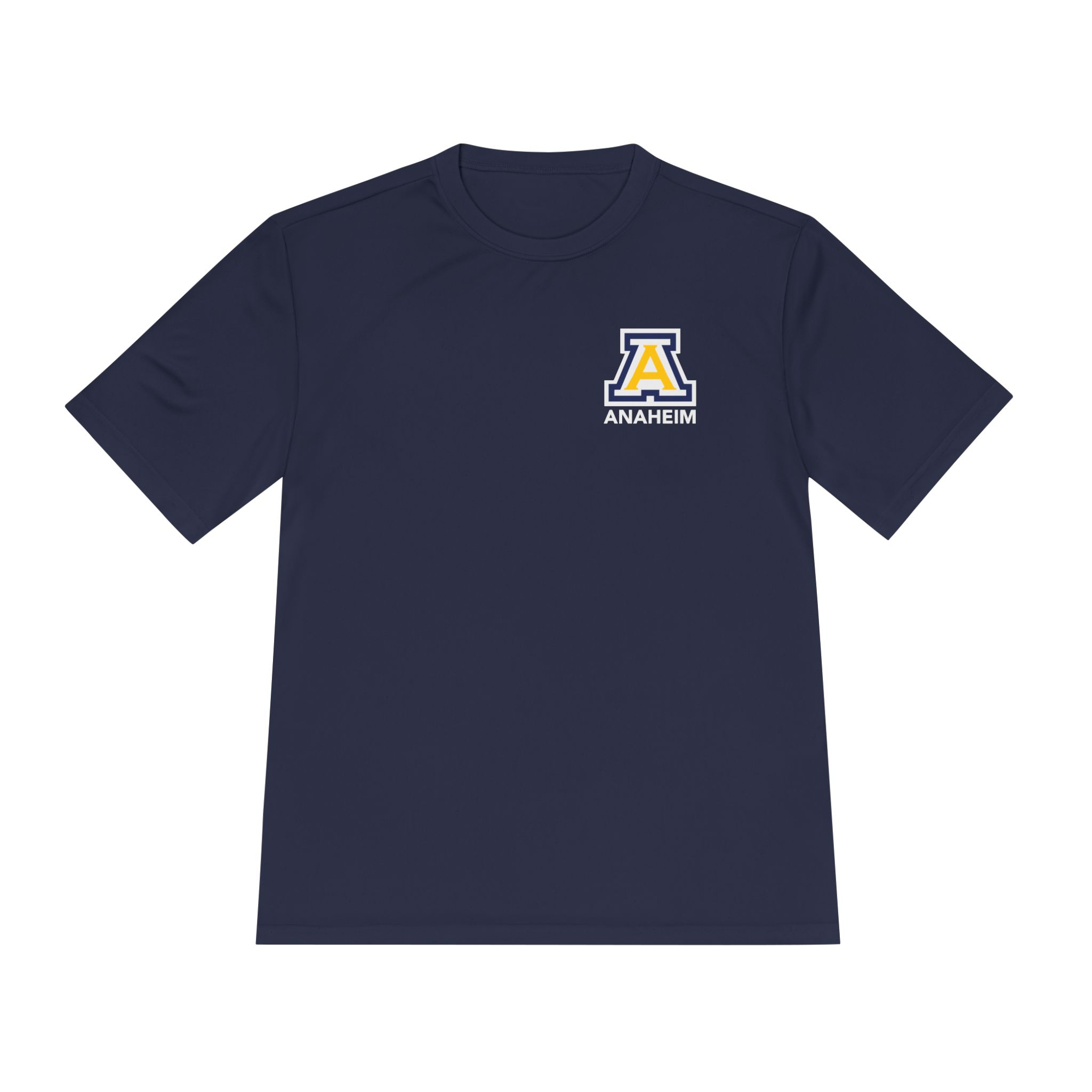 Anaheim High - Block A Logo Generic Sport-Tek Moisture Wicking T-Shirt (DTF) - Image 4